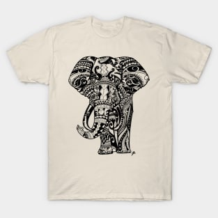 Elephant tribal pattern mandala T-Shirt